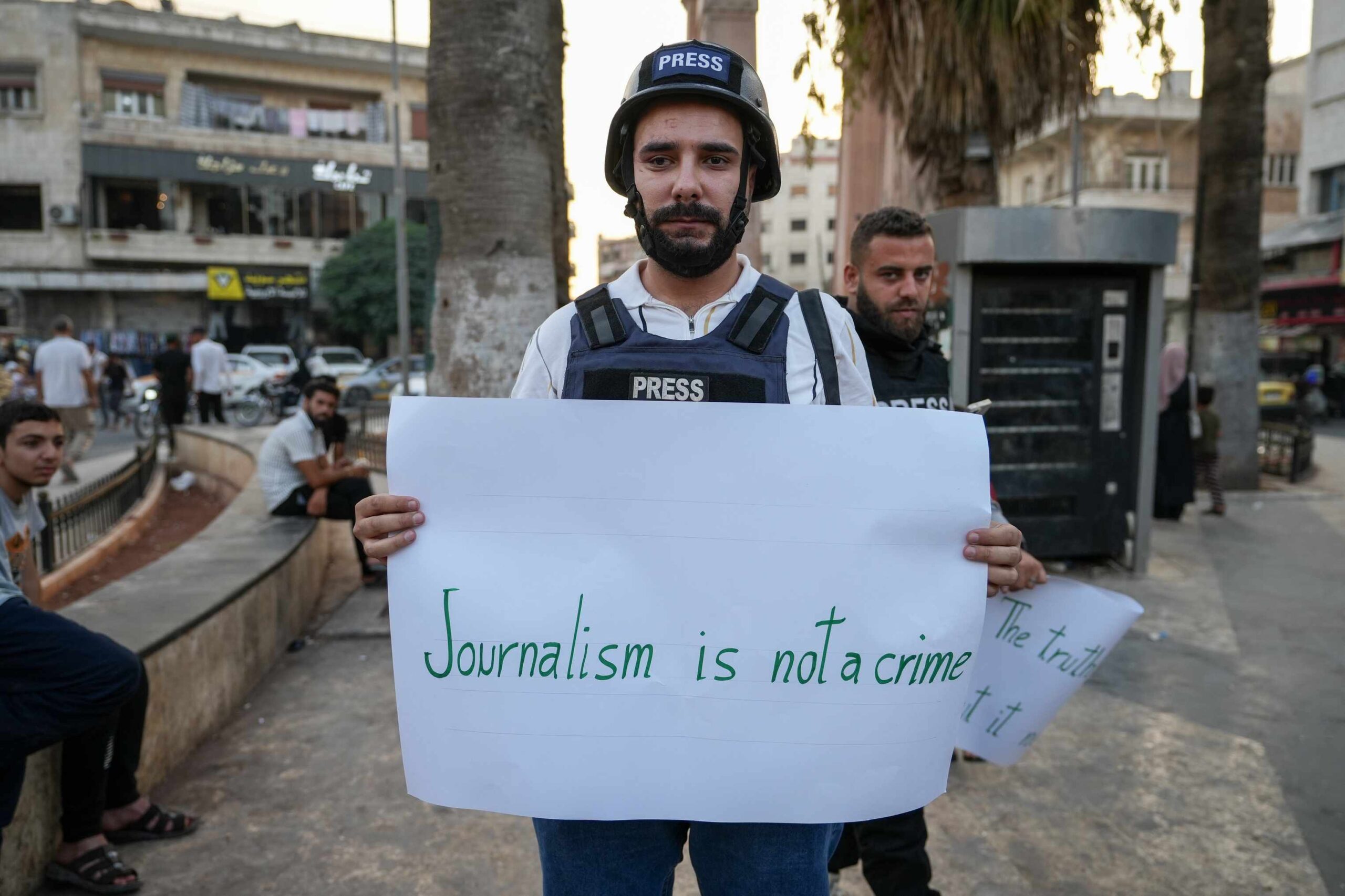 De anonieme journalisten in Syrië
