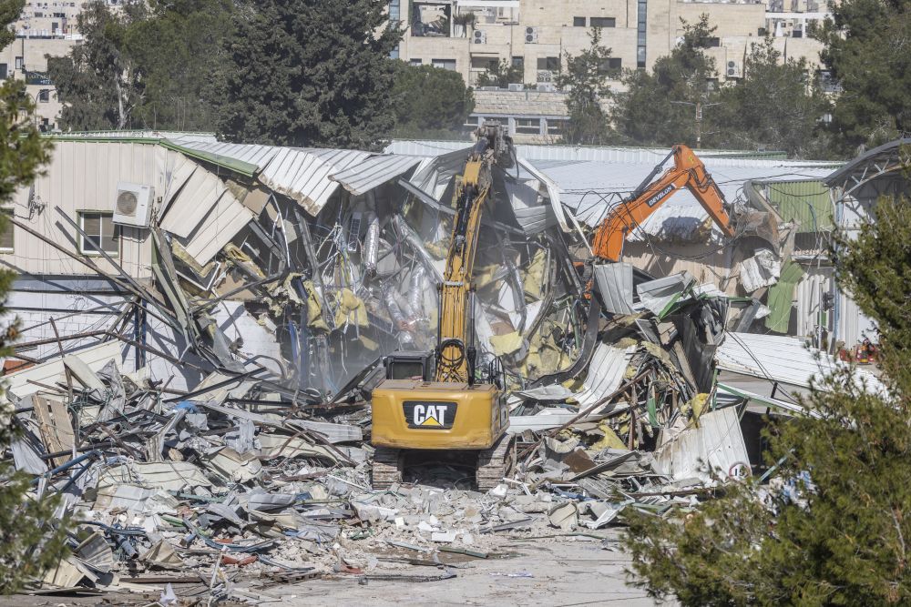Gaza: Israël begint met de sloop van het UNRWA-hoofdkantoor