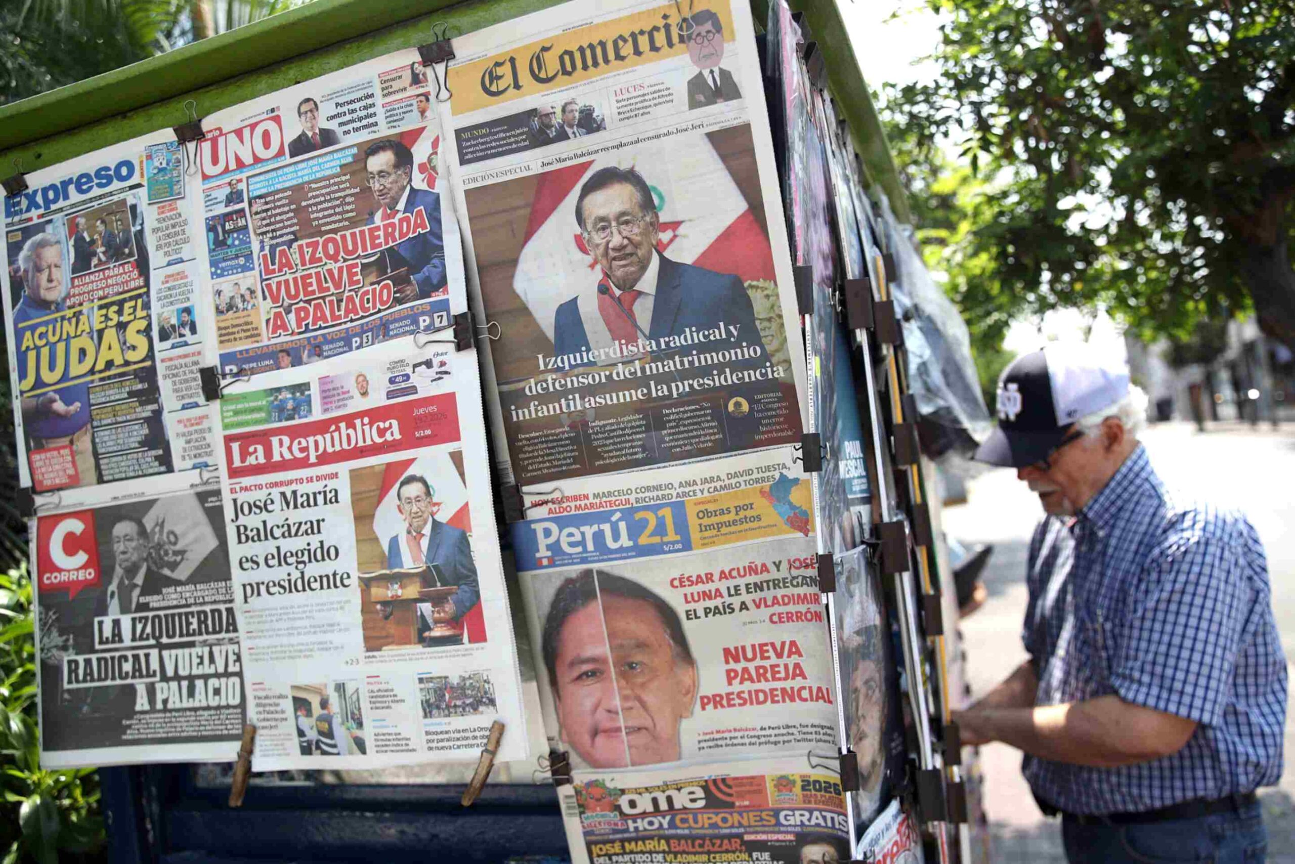 Negen presidenten in tien jaar. De politieke stoelendans van Peru