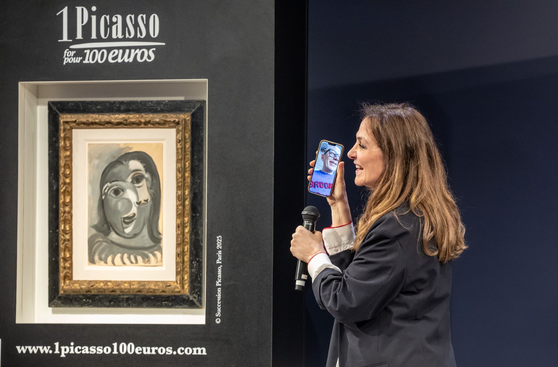 Man wint Picasso ter waarde van 1 miljoen bij een loterij voor het goede doel