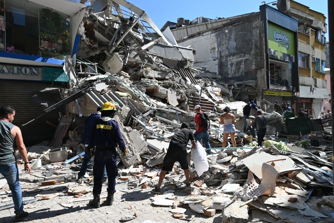 Colombia: ruim honderd mensen omgekomen bij zware aardbeving