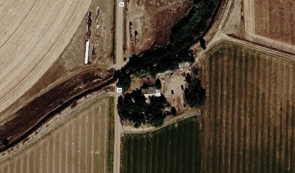 HOR 258 The farmhouse property where Foxs body was found.Photo by Google Maps