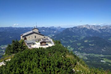 Kehlsteinhaus on a sunny day in August 2020