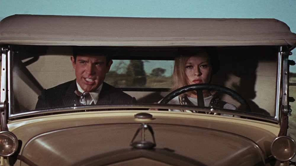 Beroemde autoscènes: Bonnie en Clyde. 