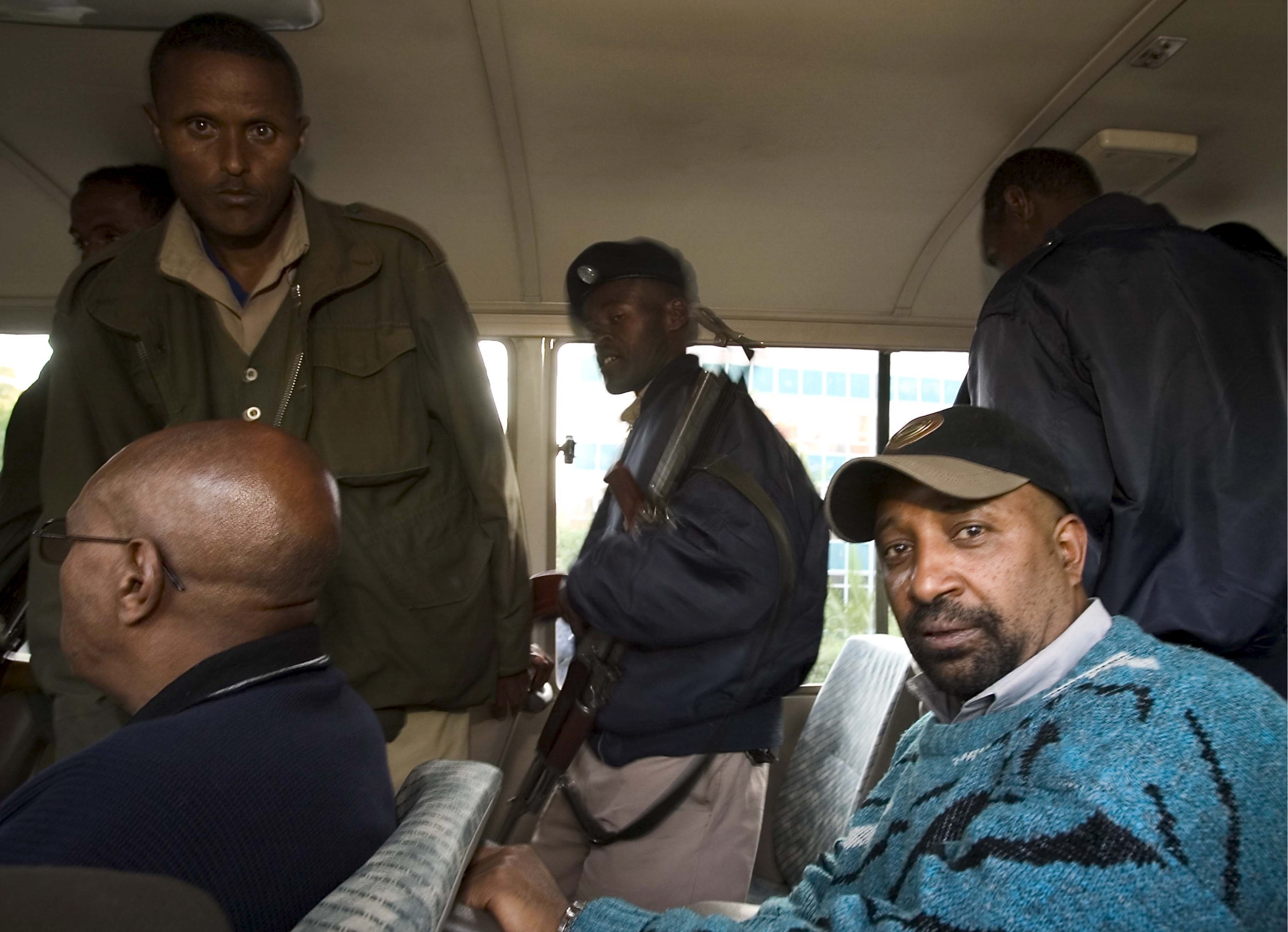 Nega in gevangenschap nadat hij tot burgemeester van Addis Ababa was gekozen. – © Petterik Wiggers / HH
