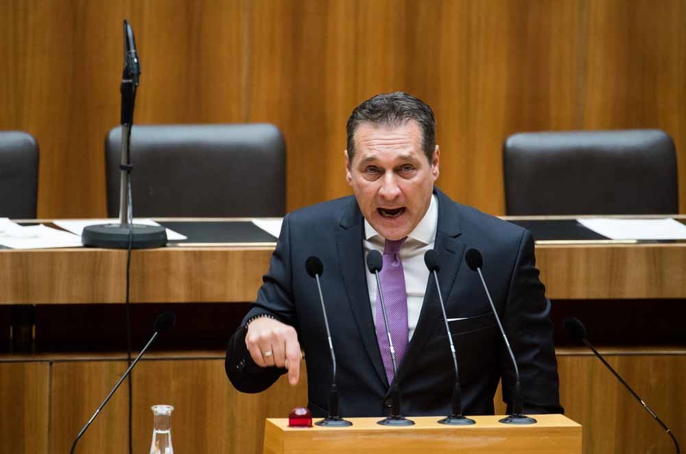 FPÖ-leider Heinz Christian Strache. – © HH