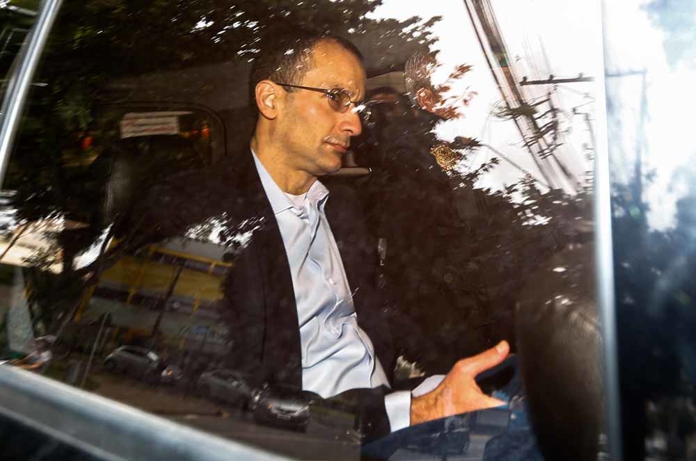 Marcelo Odebrecht arriveert bij de Braziliaanse federale rechtbank om te getuigen in de zaak Lava Jato. – © Reuters