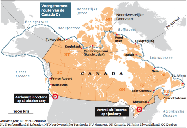 Bron: The Globe & Mail / Courrier international