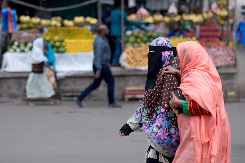 Een markt in de Eritrese hoofdstad Asmara. – © Stefan Boness / Hollandse Hoogte