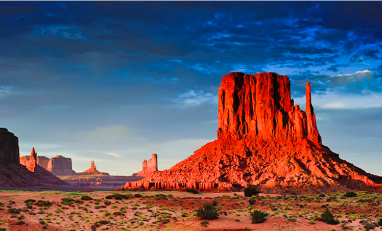 Utah: 1. Zion Natural Parc; 2. Monument Valley; 3. Bryce Canyon National Parc 