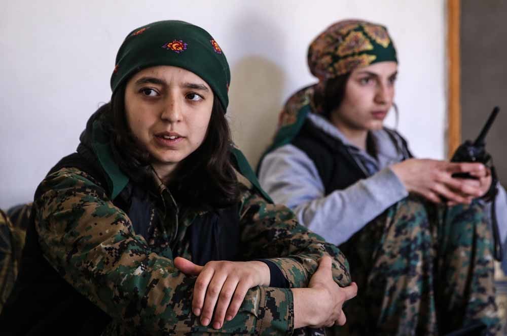 Syrisch-Koerdische meisjes in Aleppo. – © Valery Sharifulin / Getty