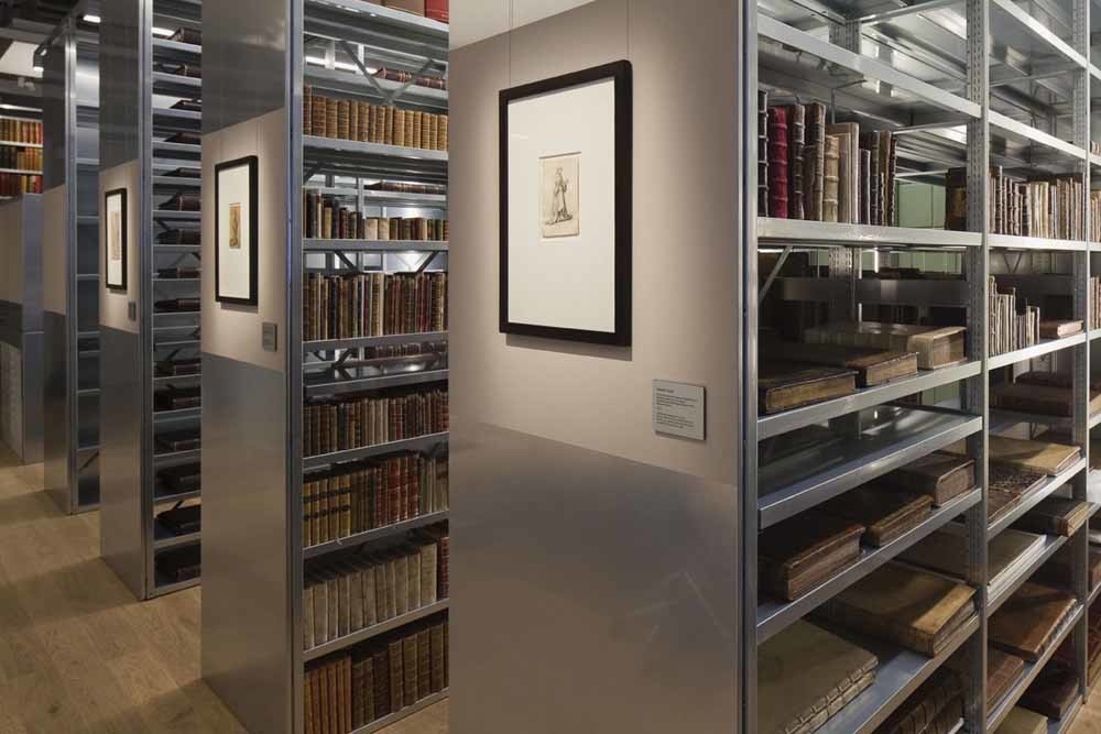 De bibliotheek van de familie Brenninkmeijer in Mettingen. – © Henning Rogge