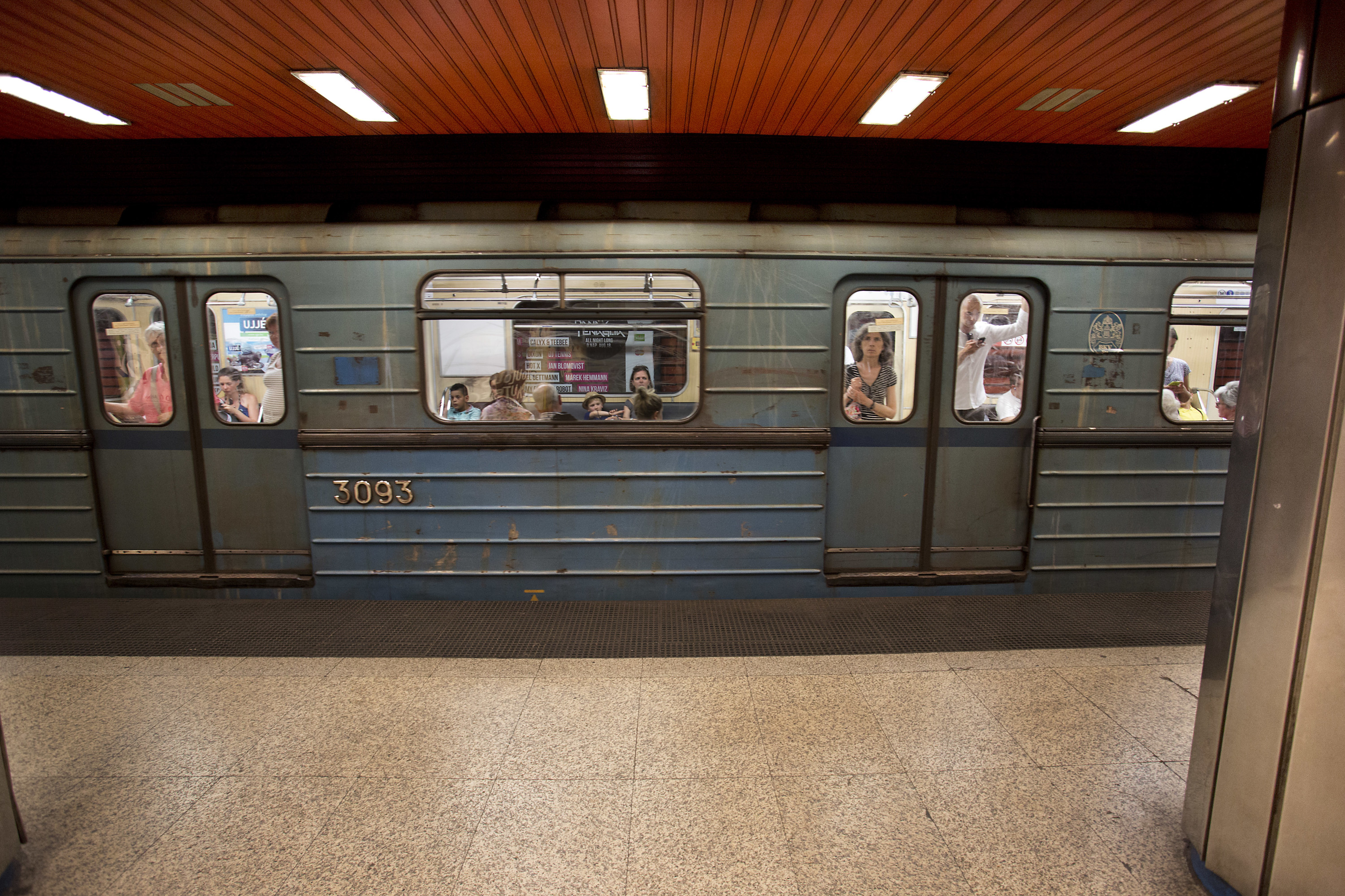 De oude M3-lijn op een station in Boedapest, Hongarije, 2014. – © Nikita Shvetsov / Anadolu Agency / Getty Images