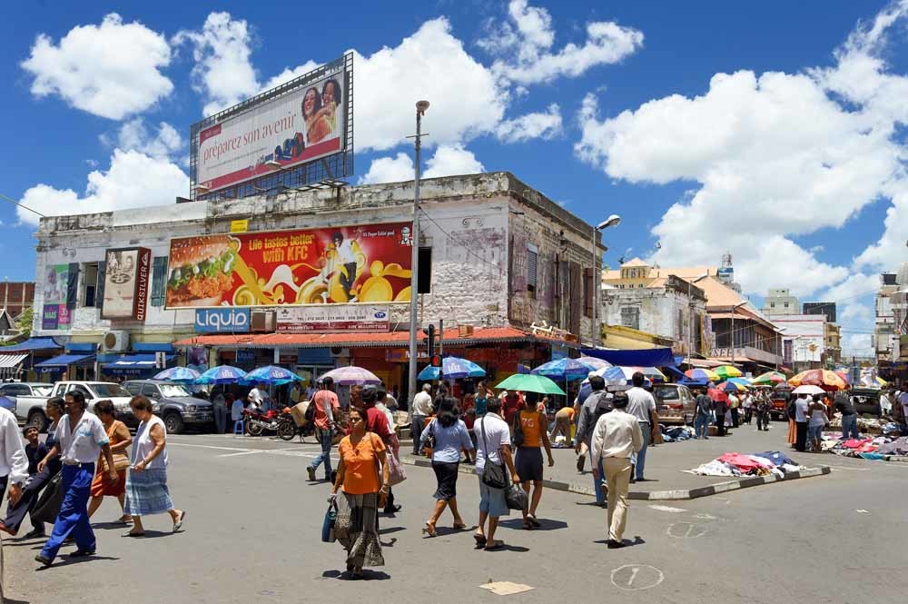 De centrale markt in Port Louis, de hoofdstad van Mauritius. – © Jean-Pierre / Hemis