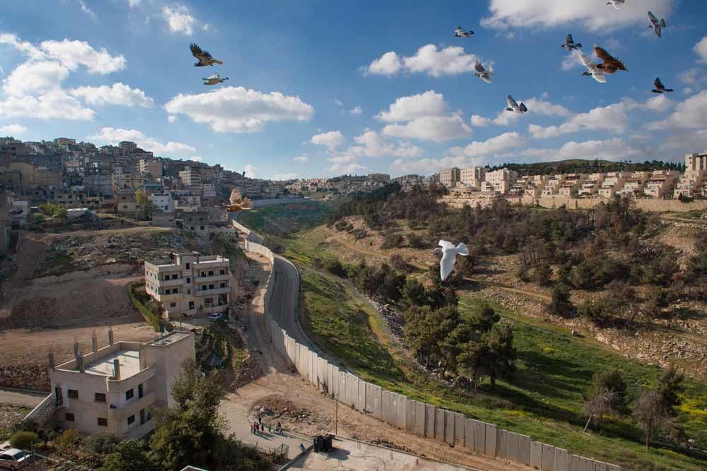 De door Israël bezette gebieden op de Westelijke Jordaanoever. – © Getty