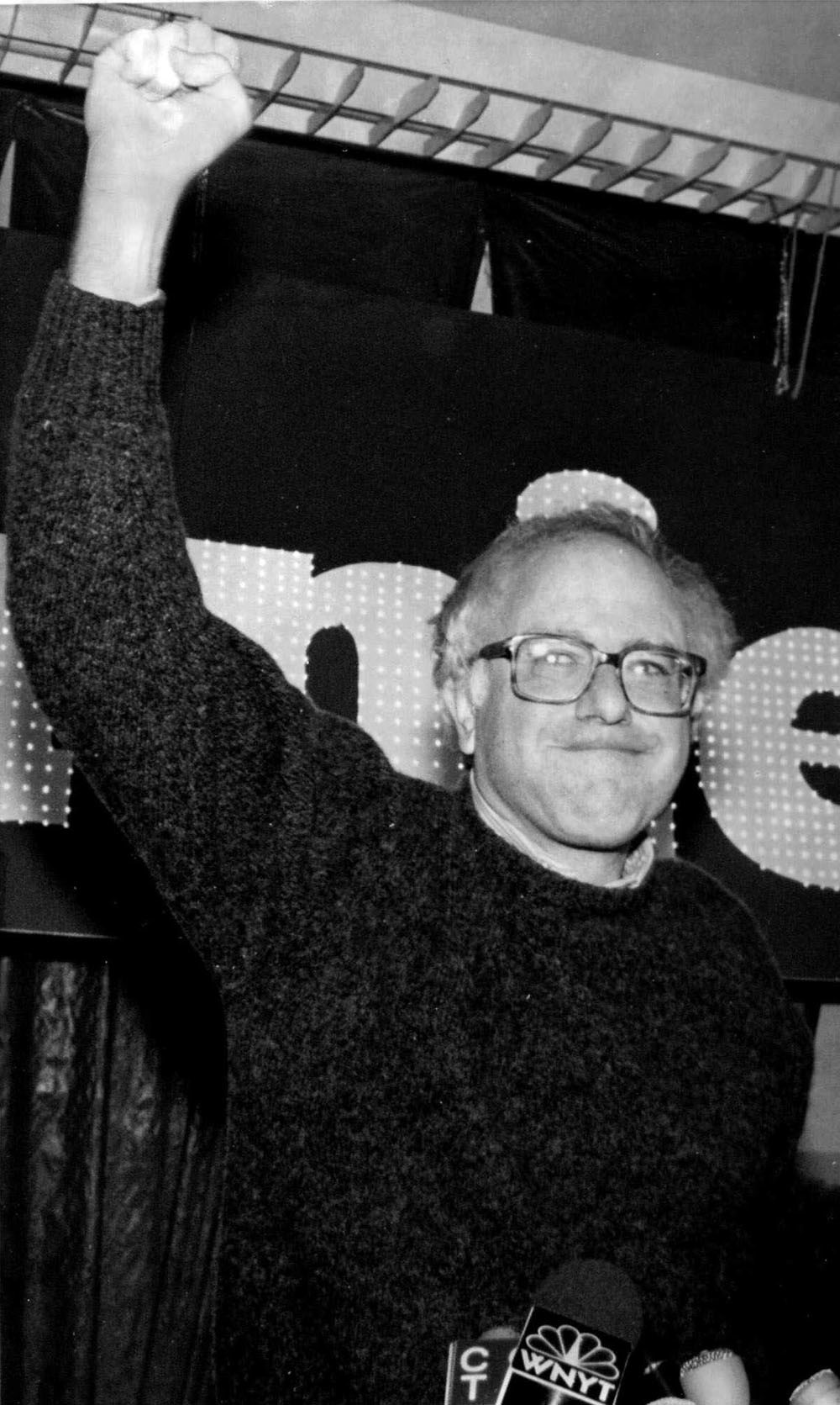 In 1988 werd Sanders de eerste onafhankelijke volksvertegenwoordiger die in 40 jaar verkozen was tot het Huis van Afgevaardigden.  – © Rob Swanson