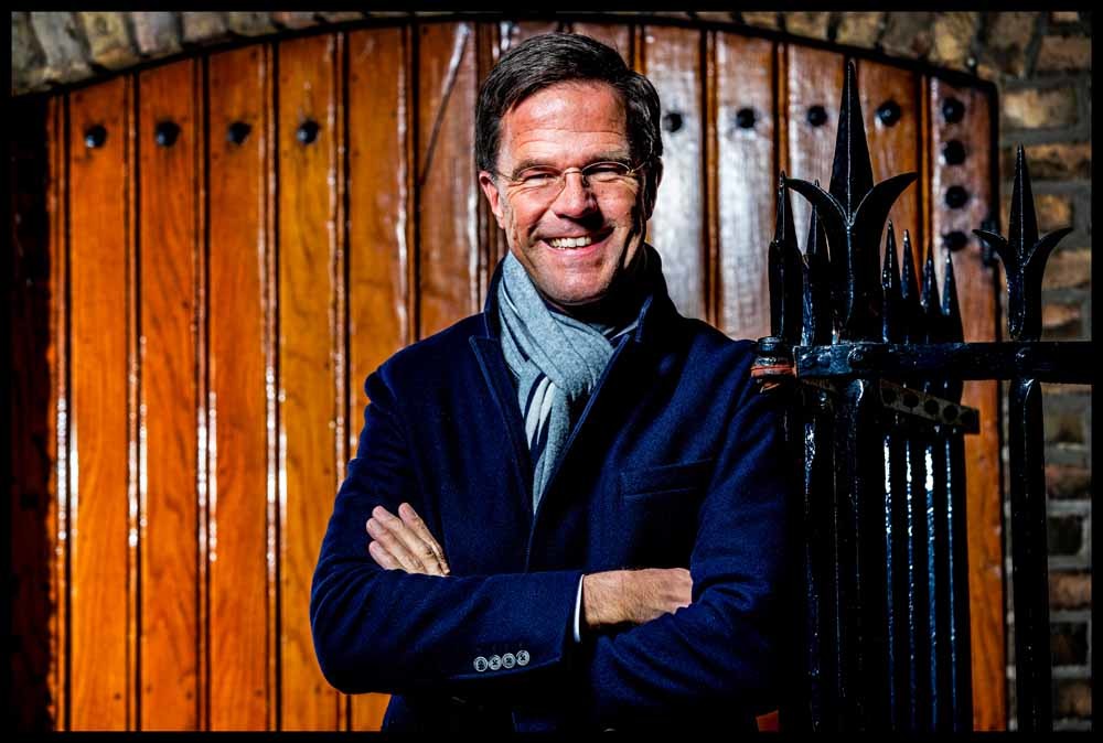 ‘Ruttes grote kracht is zijn innemende hartelijkheid.’ – © Pim Ras/ HH