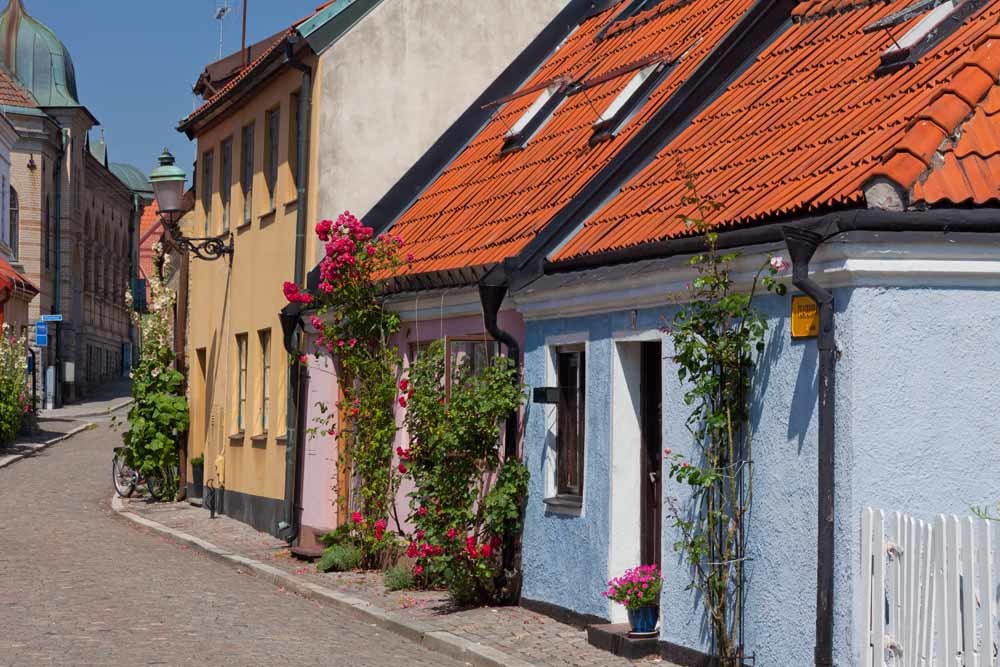 Vrolijke huisjes in Ystad. – © Getty