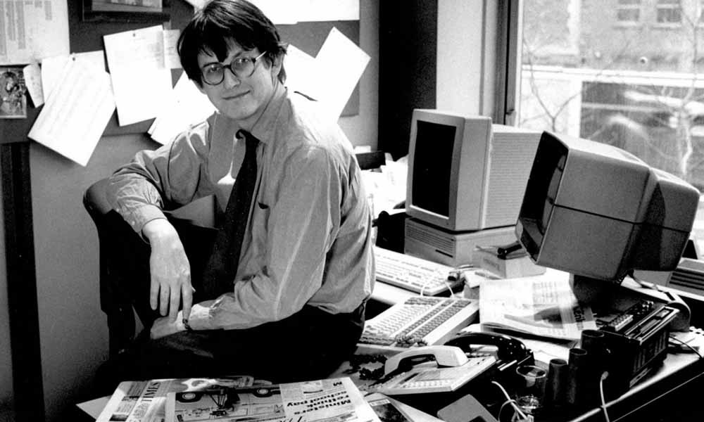 Alan Rusbridger in 1995. – © The Guardian
