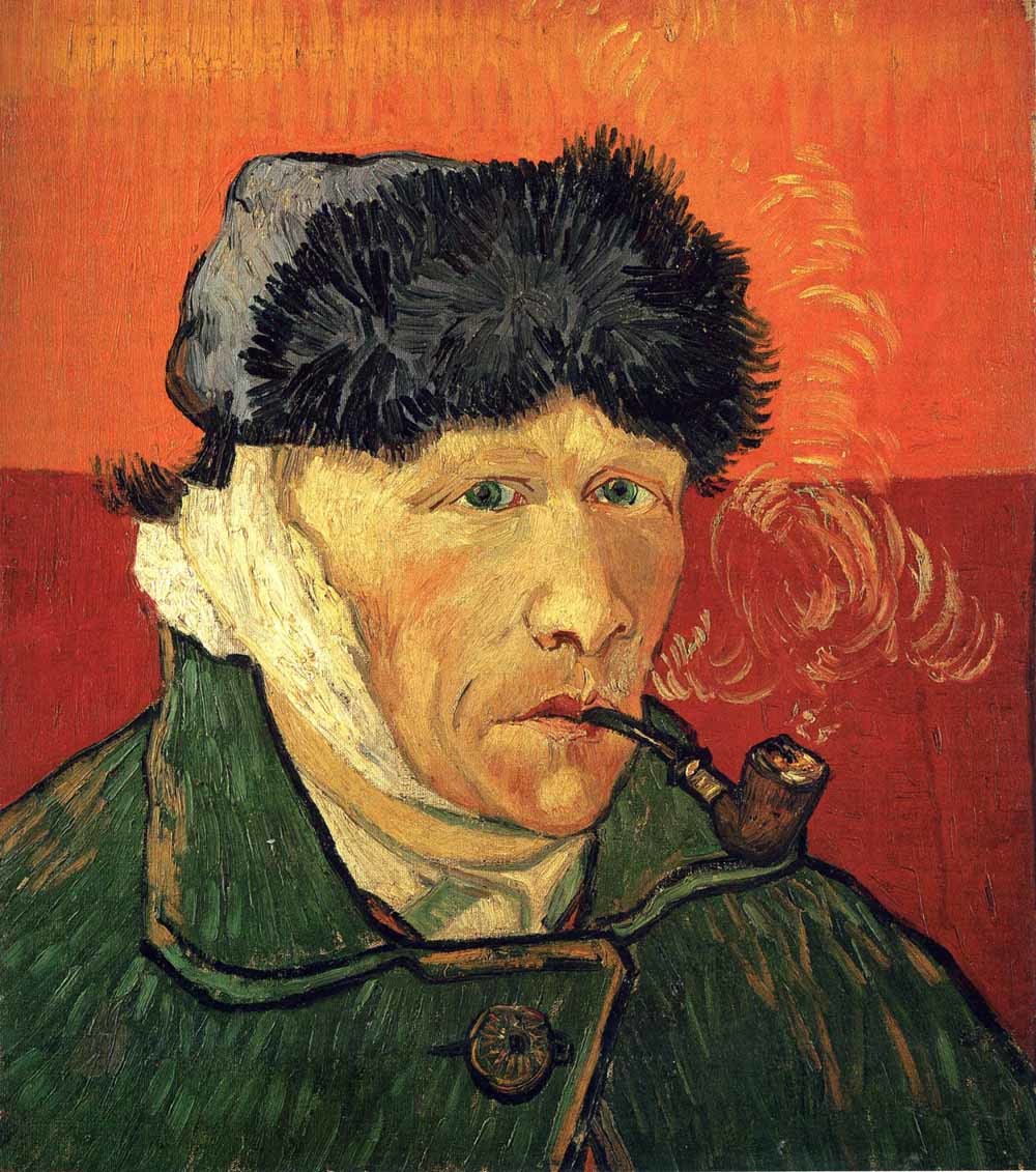 van gogh zelfportret met bandage