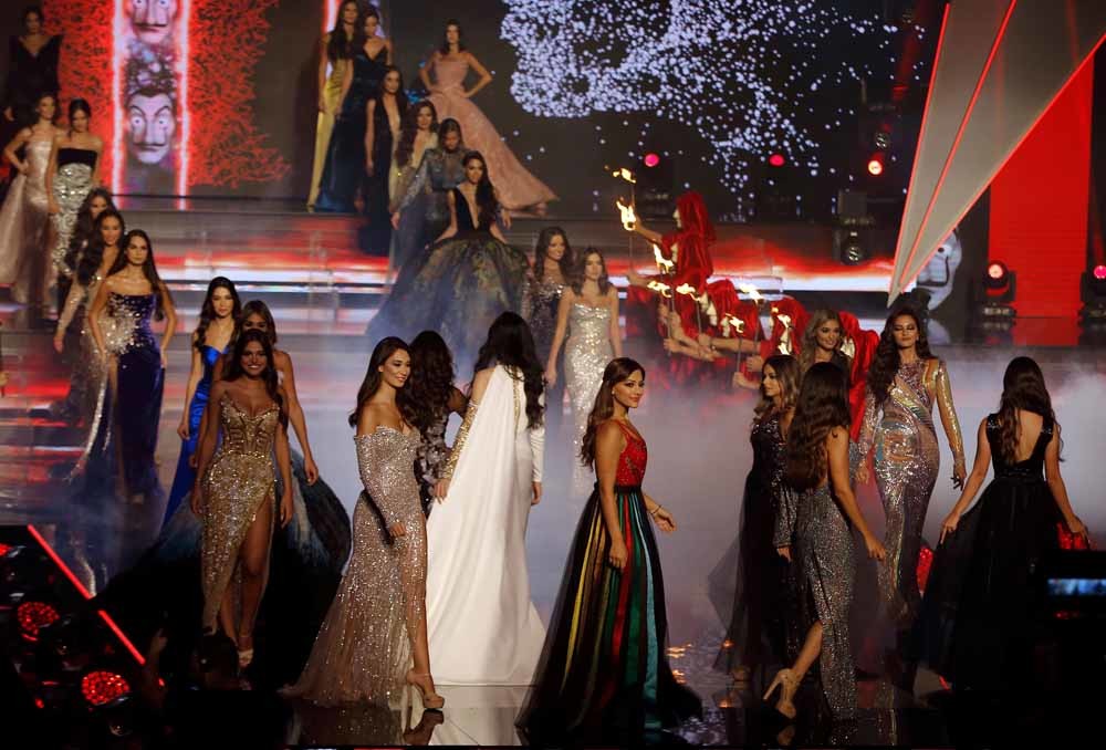 De Miss Libanon-verkiezing van 2018 in Beiroet, 30 september 2018. – © HH