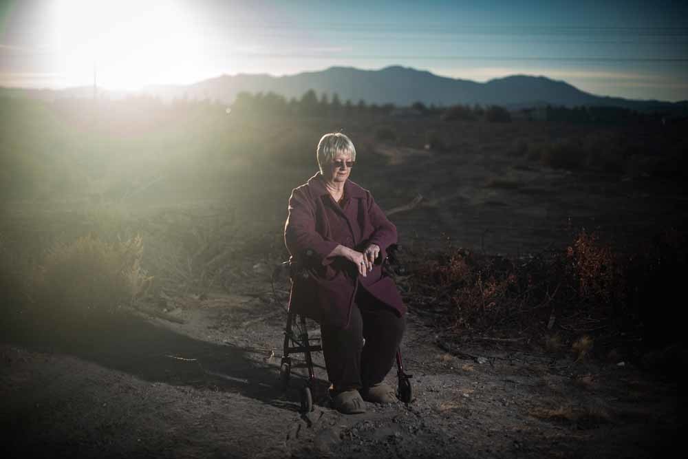 Shirley Chapian, 76.  Meestal had ze op de Republikeinen gestemd, net als haar ouders, maar op Facebook werd ze pas echt conservatief.  – Jabin Botsford / Getty