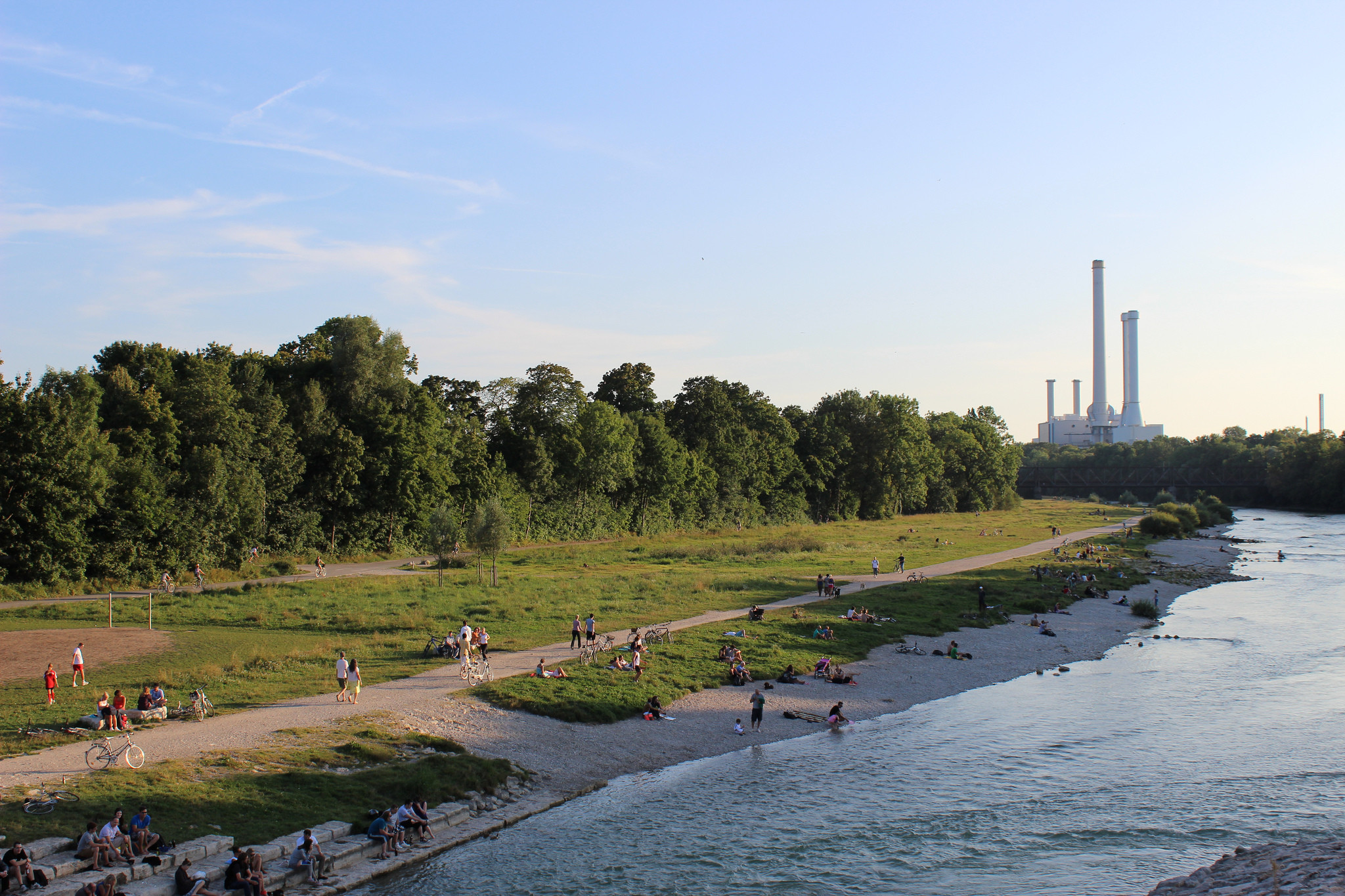 De oevers van de Isar – ©  Metro Centric