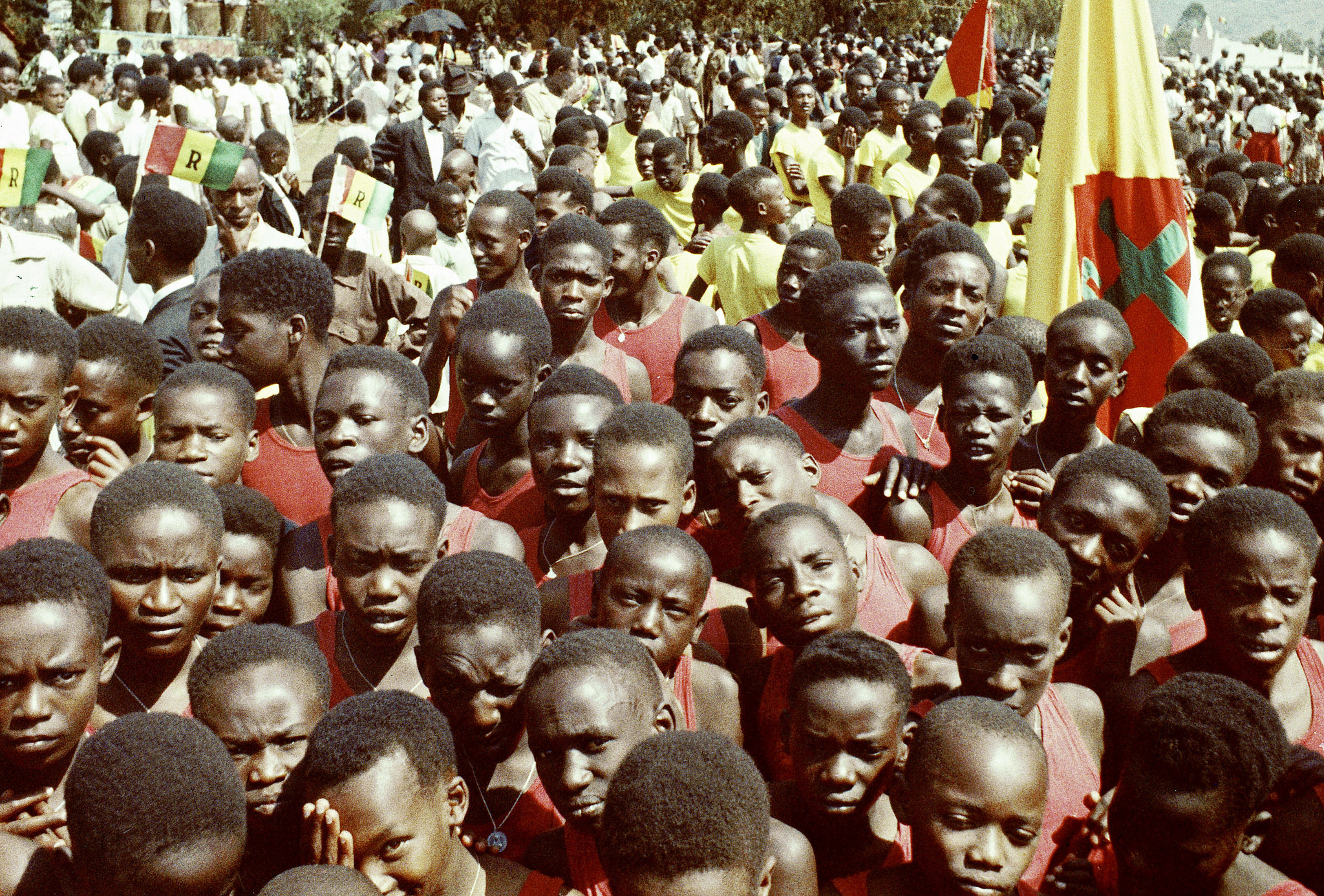 Viering van de onafhankelijkheid van Rwanda in 1962