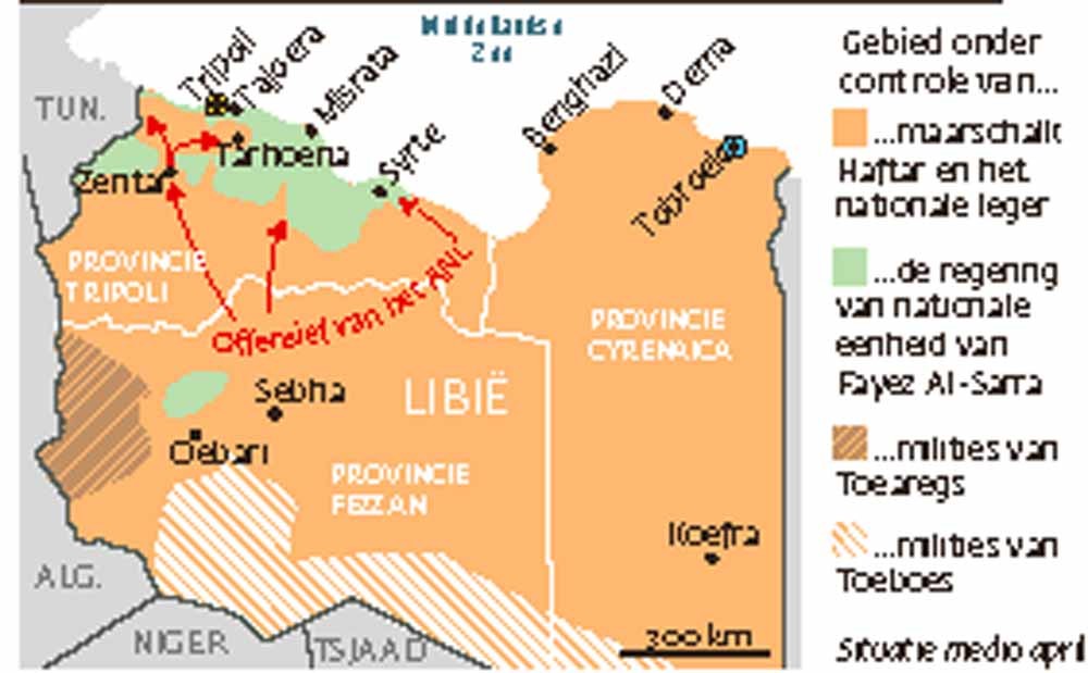Slag om Tripoli  © Courrier International