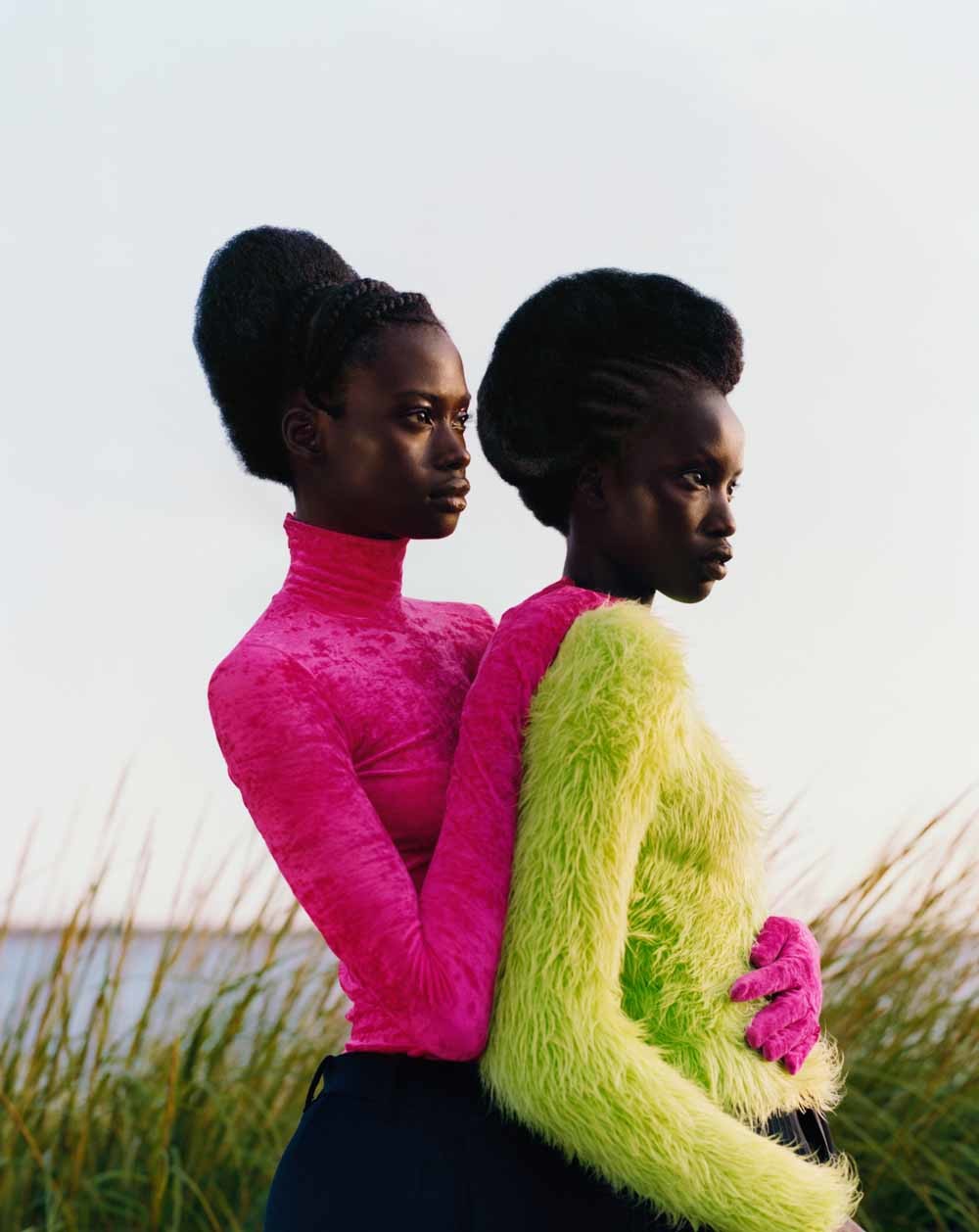 untitled two girls embrace 2018 c tyler mitchell