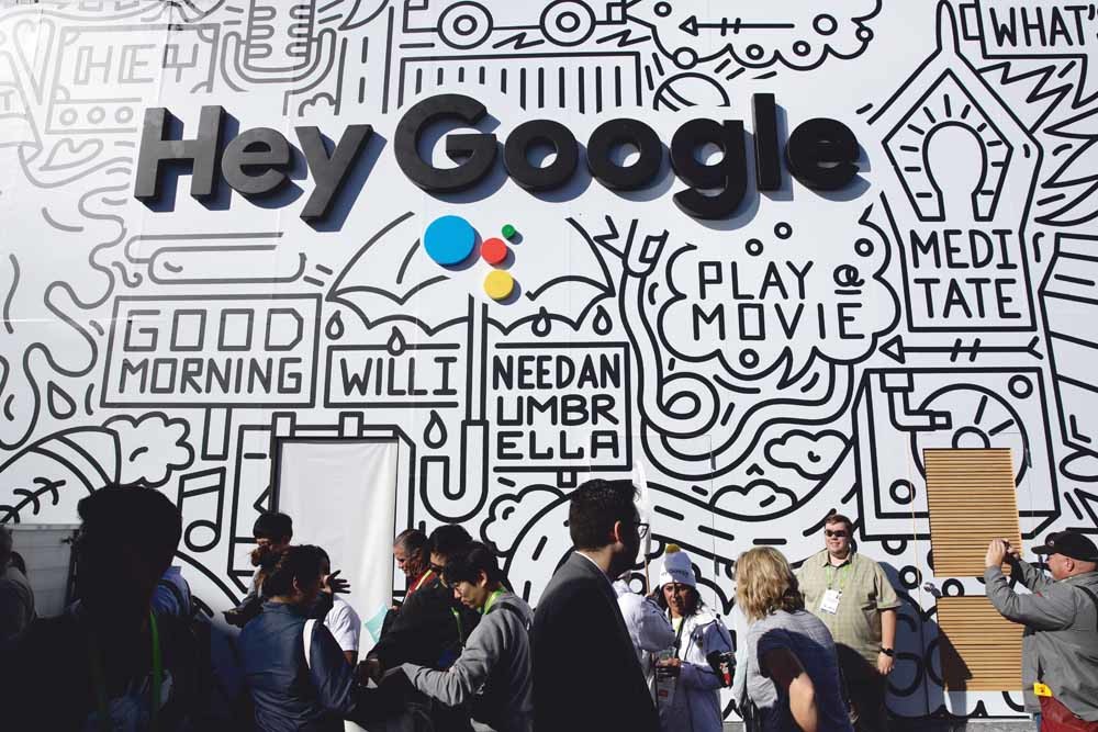  In de rij voor de Google Assistent in Las Vegas. – © Jae C. Hong / HH
