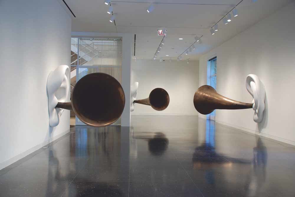 John Baldessari, ‘Beethoven’s Trumpet: In One Ear & Out the Same Ear’. © Artsclub Chicago