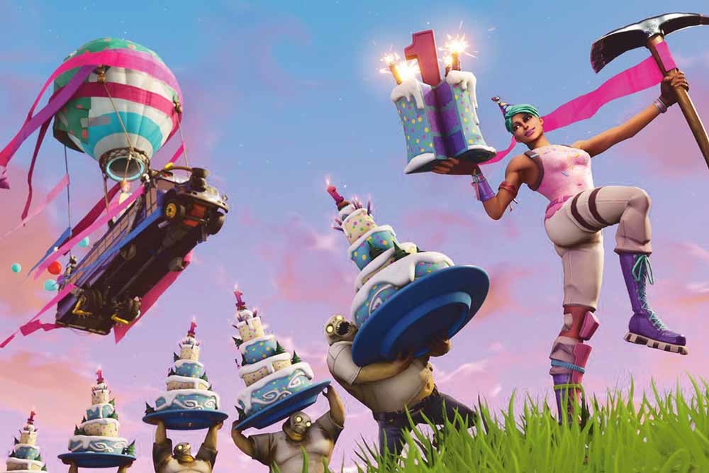 Fortnite viert zijn eerste verjaardag.