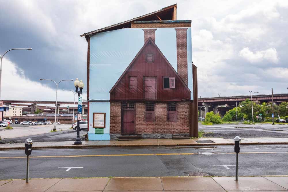 48 Hudson Avenue, Albany: het zogeheten Van Ostrande-Radliff House is een voorbeeld van traditionele Nederlandse stadsarchitectuur. © Tony Cenicola / NYT