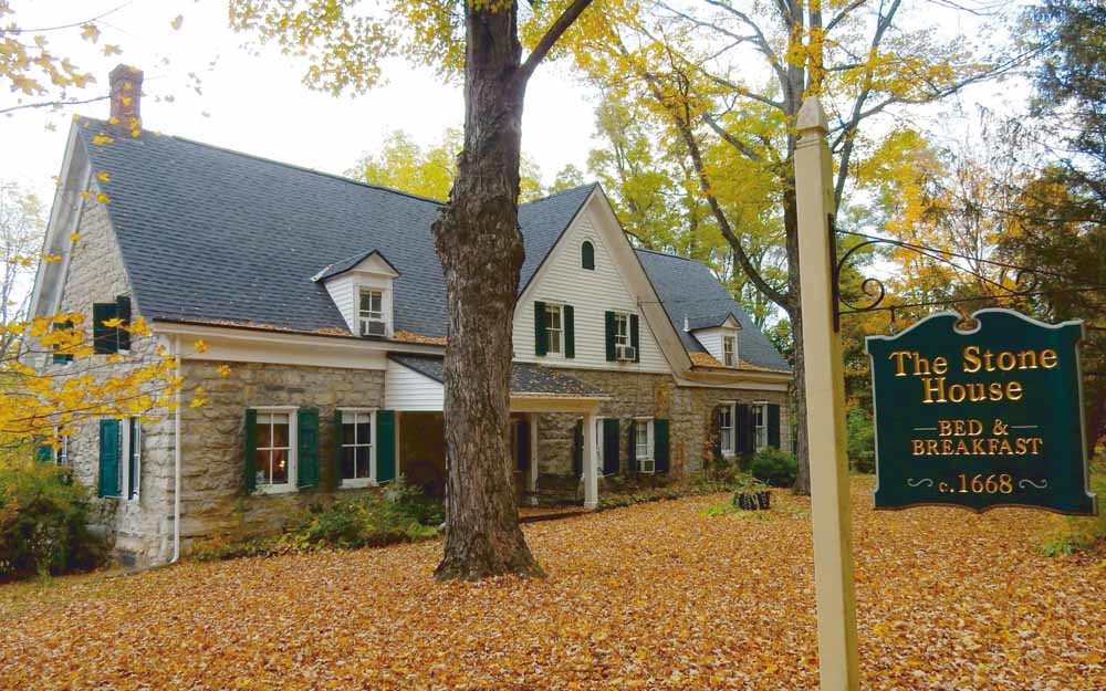Stone House Bed & Breakfast in Hurley, N.Y., gebouwd door de Nederlander Cornelius Cool (ca. 1680).