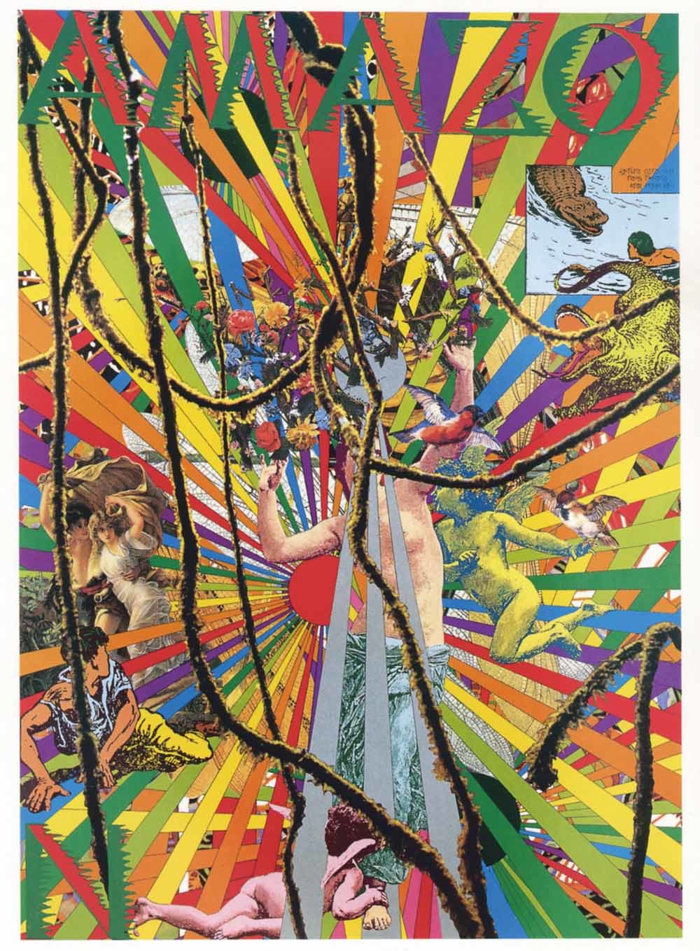 © Tadanori Yokoo, Amazo, 1989