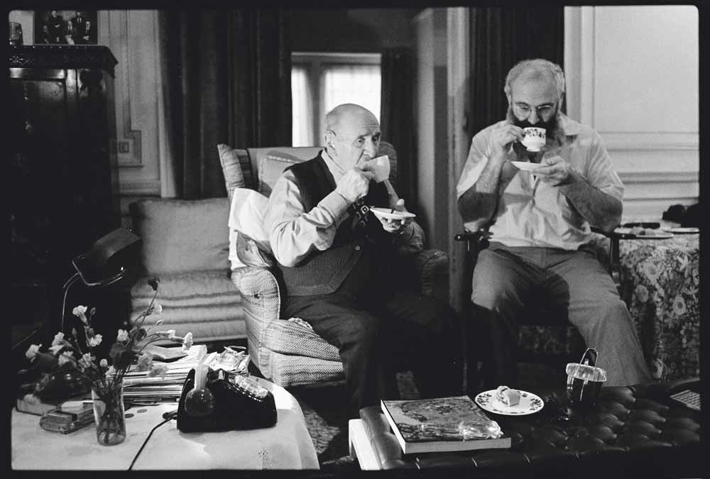 Sacks en zijn vader, Londen, 1987 – © Lowell Handler