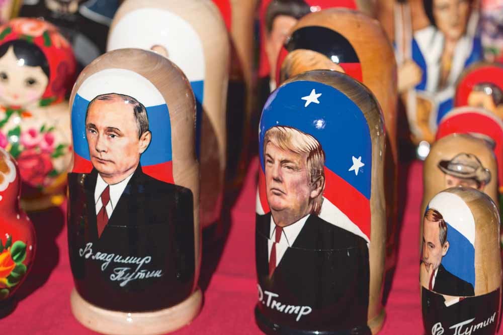 Vorig jaar koos Trump op een persconferentie in Finland openlijk partij voor de Russische president Vladimir Poetin. – © Unsplash