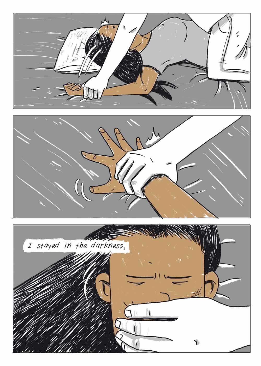 Een tekening uit All These Years van Trinidad Escobar. © Trinidad Escobar / Abrams ComicArts