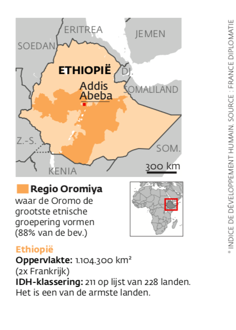 Ethiopië. Bron: France Diplomatie