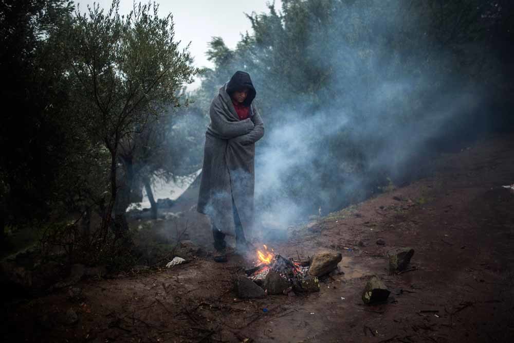 Lesbos. © Santi Palacios / HH
