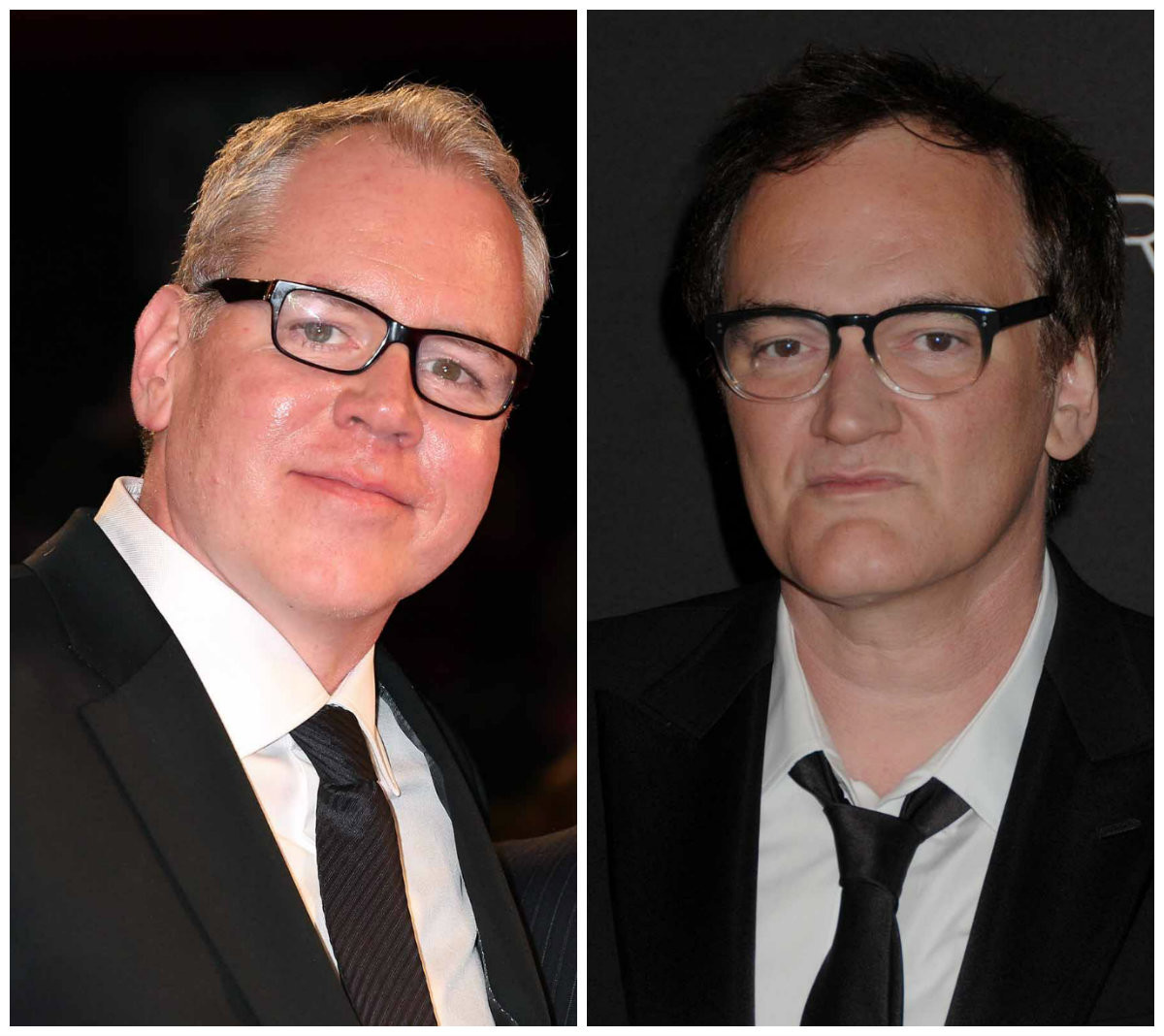 Friendly old men: Bret Easton Ellis (l.) en Quentin Tarantino.