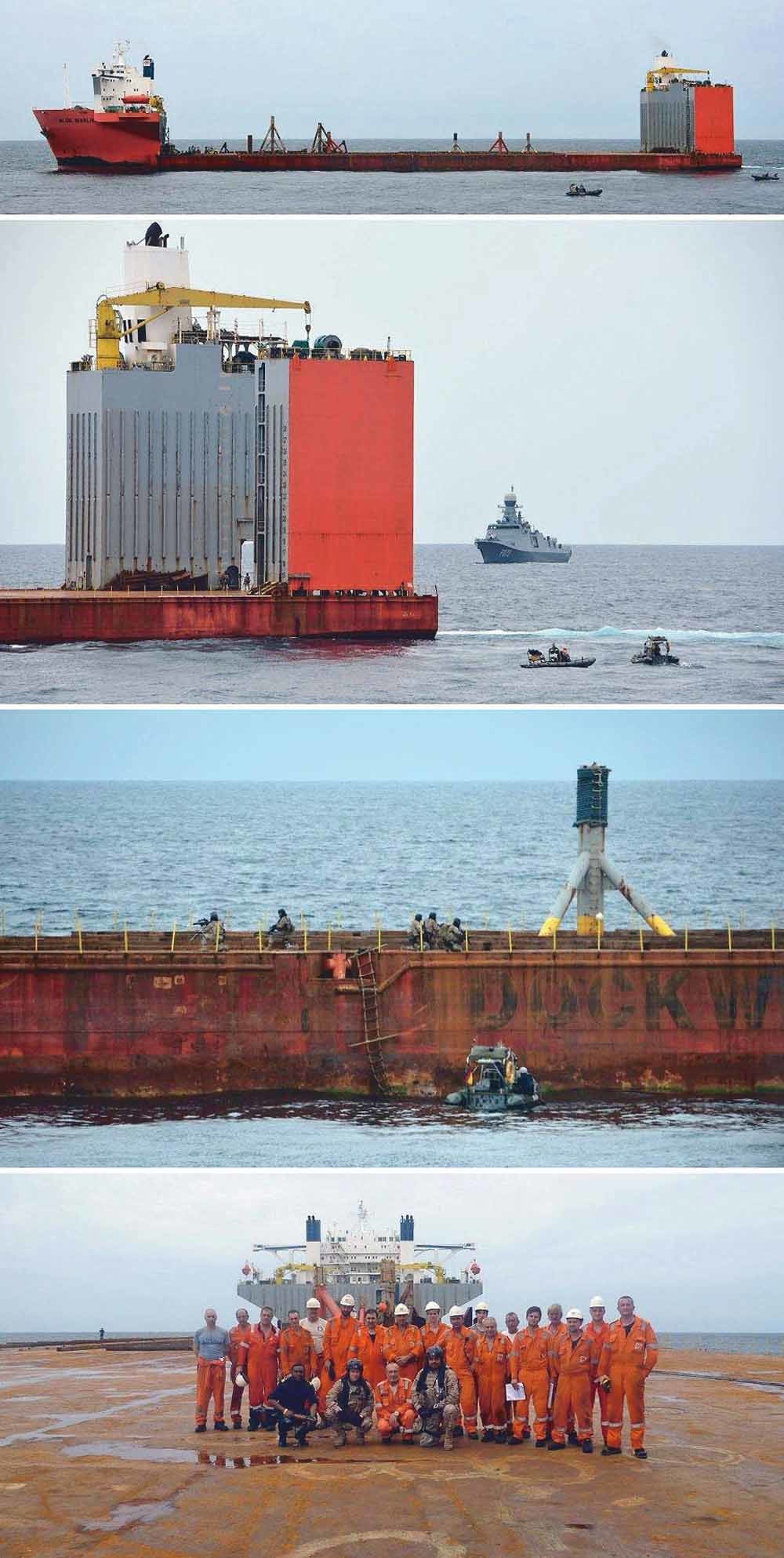 blue marlin boarding collage