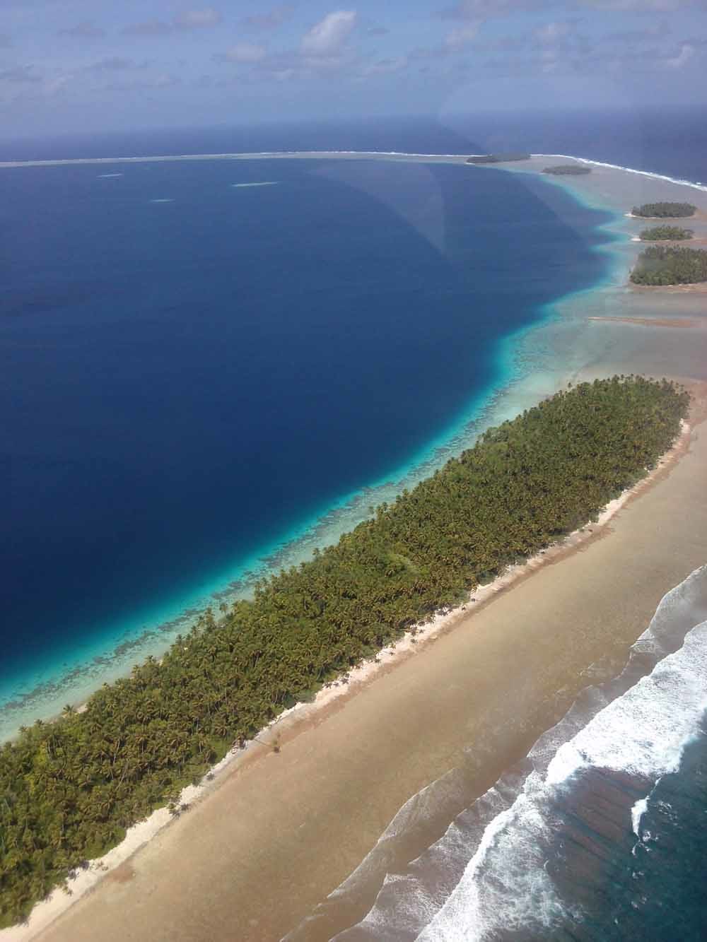 Ebon-atol, een van de meest afgelegen plekken op aarde. – © Ola Fjeldstad