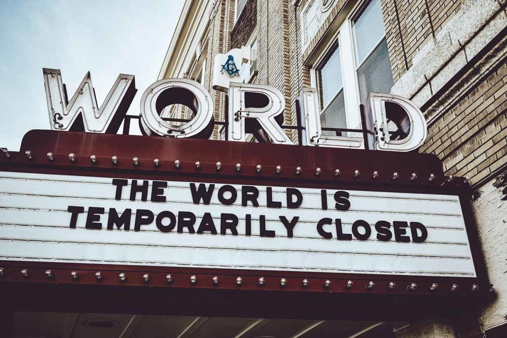 Ook bioscoop The World in Kearney in de Amerikaanse staat Nebraska is gesloten in verband met de coronamaatregelen. © Unsplash