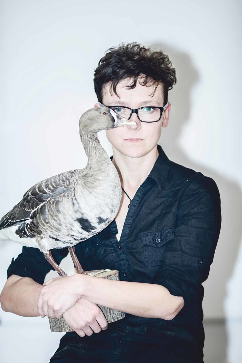 Urszula Zajączkowska: ‘Planten voelen op dezelfde manier als dieren, maar ze hebben geen ogen en oren.’ © Justyna Cieślikowska