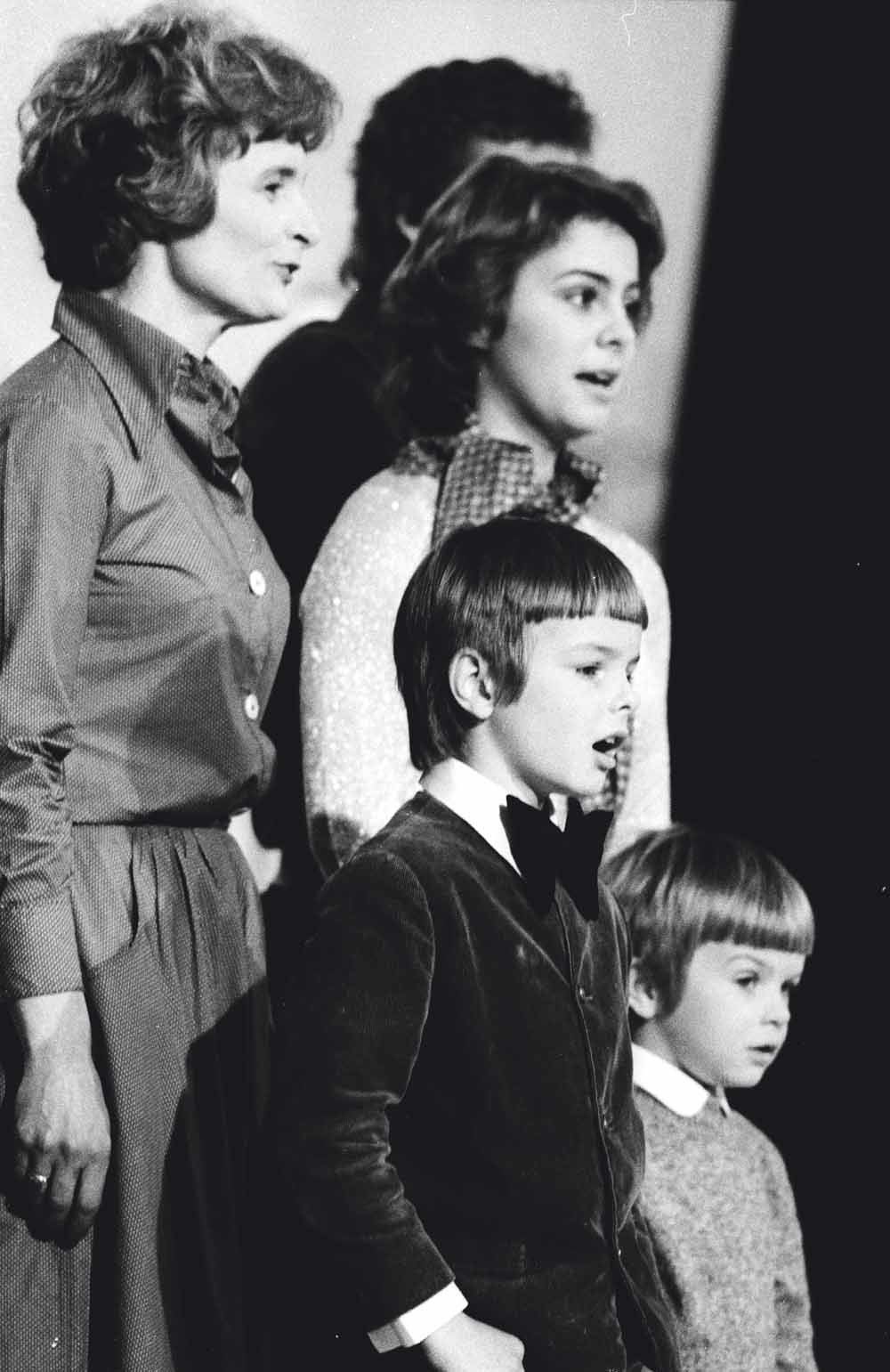 In 1978 bracht de familie Albrecht een single uit: ‘Wohlauf in Gottes schöne Welt’. – © Peter Timm / Ullstein Bild / Getty