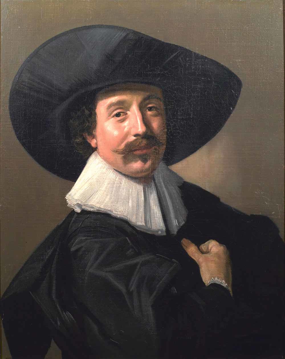 Portret van een jonge man is een werk van Frans Hals en zijn werkplaats. © MDR / Stiftung Schloss Friedenstein