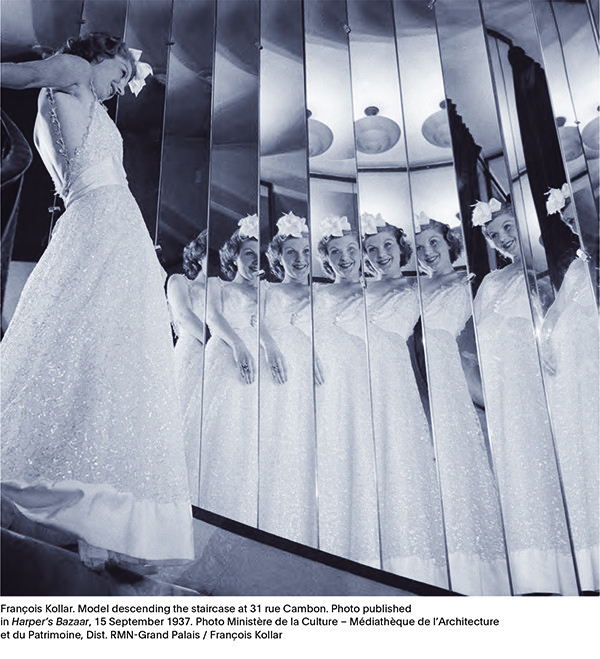 Chanel-model, foto uit Harper’s Bazaar, 1937. –© Ministère de la Culture - Médiathèque de l’Architecture et du Patrimoine, Grand Palais / François Kollar
