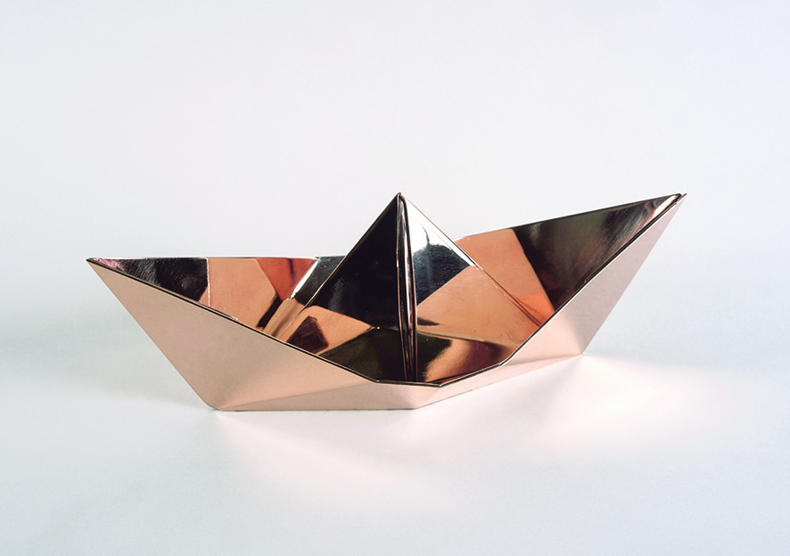 WHITFORD FINE ART,Clive Barker (Luton, 1940), Origami Boat, 2010